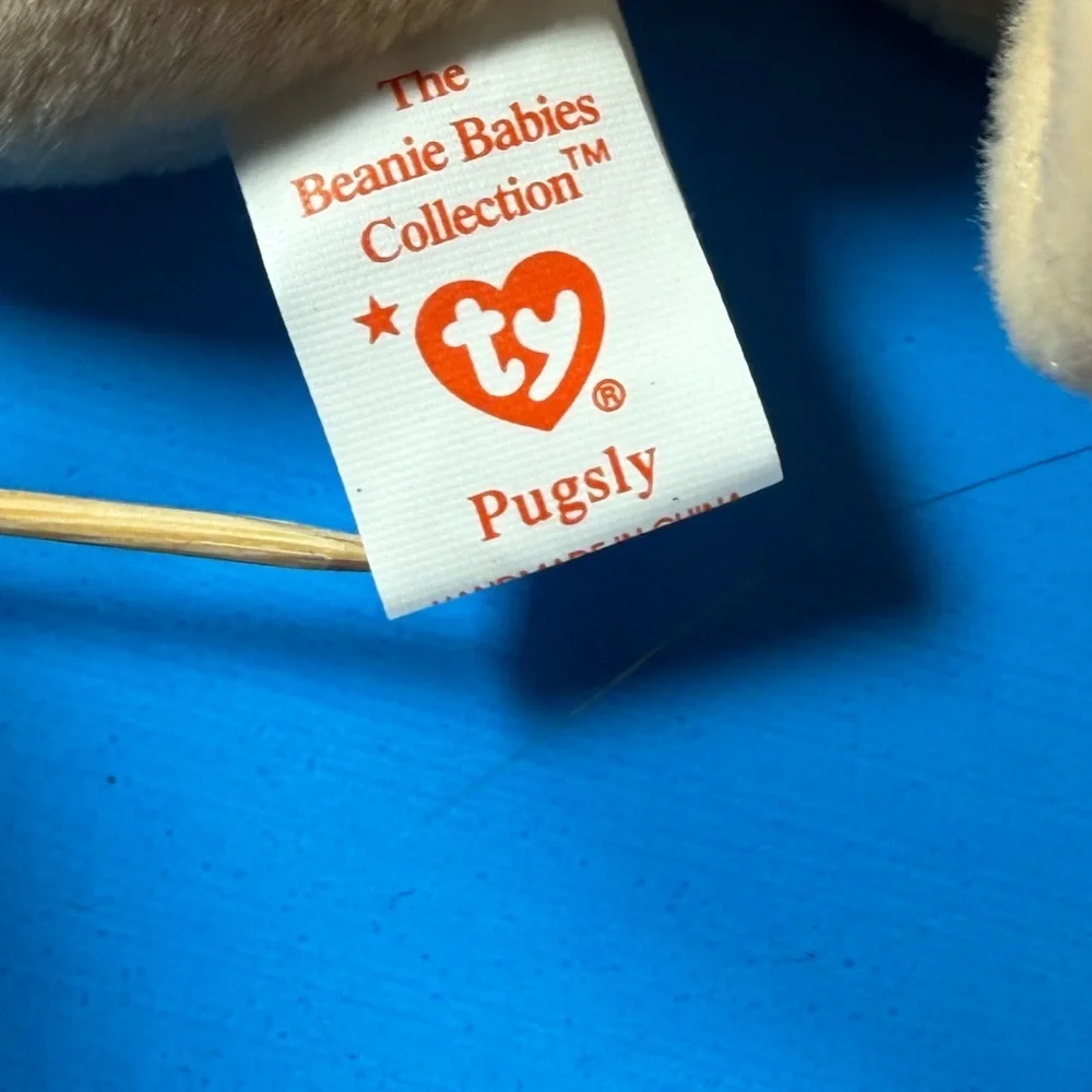 Vintage Ty Beanie Baby Pugsly
